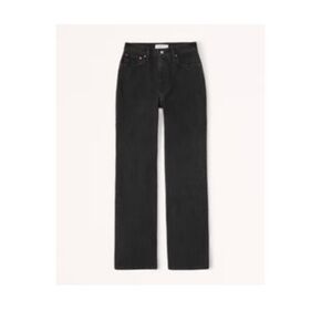 Abercrombie and Fitch curve love high rise 90s relaxed jean